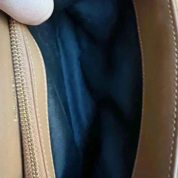 YSL Saint Laurent College Chain Bag Quilted Suede Designer Handbag Crossbody - Picture 11 of 16